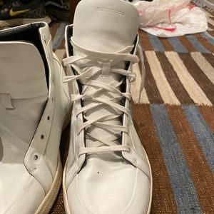 Balenciaga high top leather sneakers